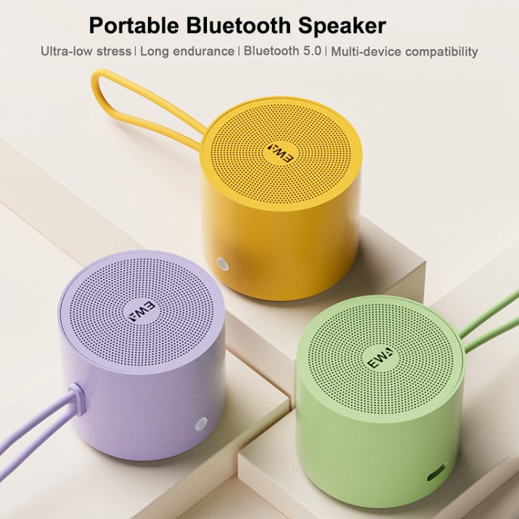 EWA A127 Outdoor IPX5 Waterproof Portable Mini TWS Wireless Bluetooth Speaker(Brown) - Waterproof Speaker by EWA | Online Shopping UK | buy2fix