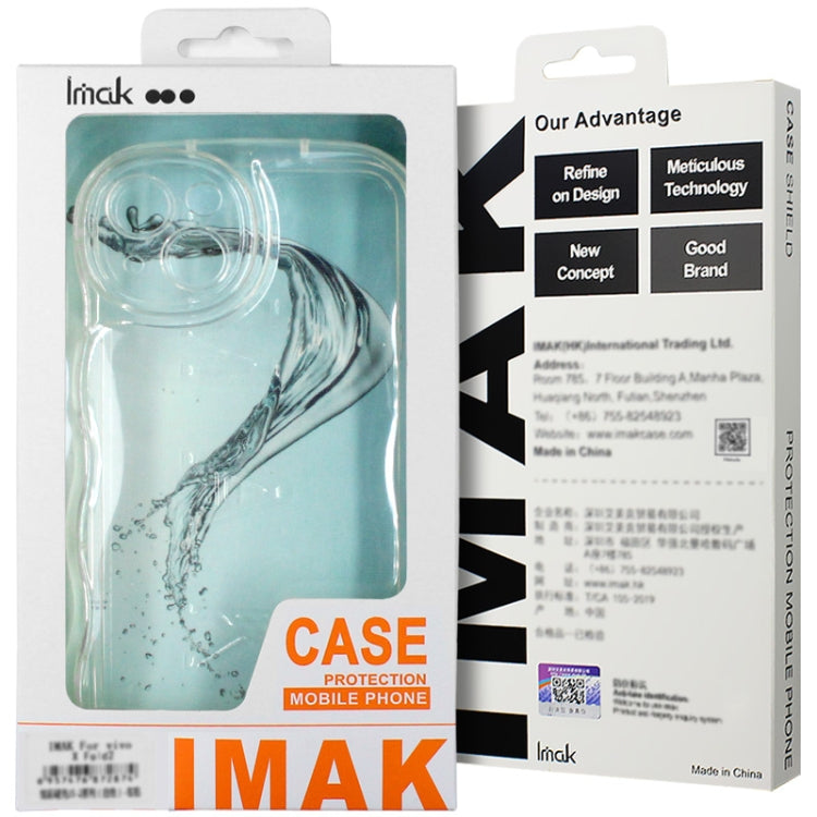 For iPhone 15 Pro Max IMAK Wave Bubble Soft Shockproof Phone Case(Purple) - iPhone 15 Pro Max Cases by imak | Online Shopping UK | buy2fix