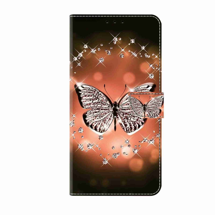 For Samsung Galaxy S24+ 5G Crystal 3D Shockproof Protective Leather Phone Case(Crystal Butterfly) - Galaxy S24+ 5G Cases by buy2fix | Online Shopping UK | buy2fix