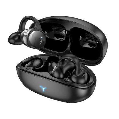 hoco EW57 Ear Clip True Wireless TWS Bluetooth Earphone(Black) - TWS Earphone by hoco | Online Shopping UK | buy2fix