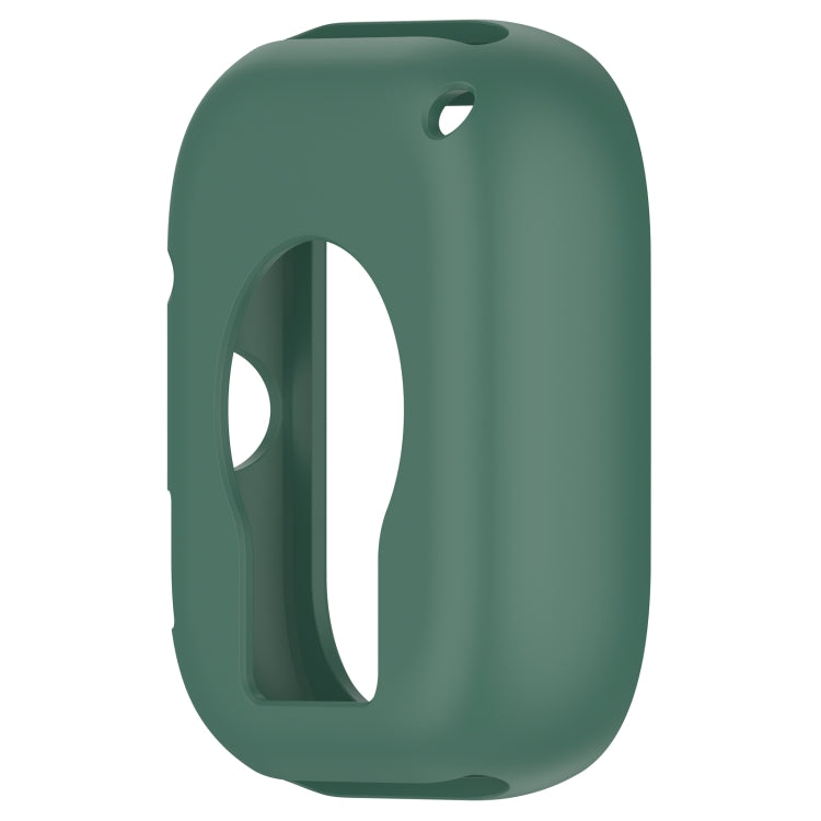 For Redmi Watch 4 Silicone Smart Watch Protective Case(Dark Green) - Watch Cases by buy2fix | Online Shopping UK | buy2fix