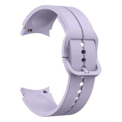 For Samsung Galaxy Watch 6 / 6 Classic Colorful Buckle Silicone Watch Band(Purple) - Watch Bands by buy2fix | Online Shopping UK | buy2fix