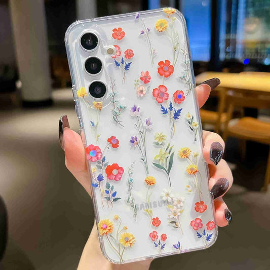 For Samsung Galaxy S24+ 5G Electroplated Symphony Phone Case(Miscellaneous Flowers) - Galaxy S24+ 5G Cases by buy2fix | Online Shopping UK | buy2fix