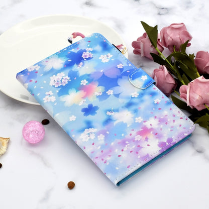 For Lenovo Tab M11/ Xiaoxin Pad 11 2024 Coloured Drawing Stitching Smart Leather Tablet Case(Petal Shower) - Lenovo by buy2fix | Online Shopping UK | buy2fix
