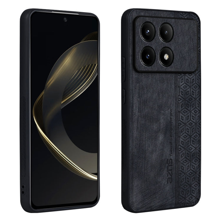 For Xiaomi Redmi K70 AZNS 3D Embossed Skin Feel Phone Case(Black) - Xiaomi Cases by AZNS | Online Shopping UK | buy2fix