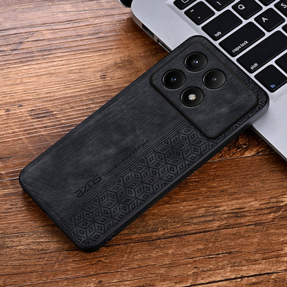 For Xiaomi Redmi K70 AZNS 3D Embossed Skin Feel Phone Case(Black) - Xiaomi Cases by AZNS | Online Shopping UK | buy2fix