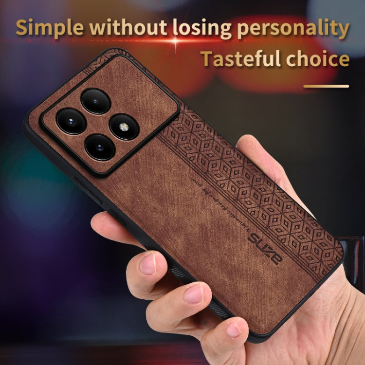 For Xiaomi Redmi K70 AZNS 3D Embossed Skin Feel Phone Case(Black) - Xiaomi Cases by AZNS | Online Shopping UK | buy2fix