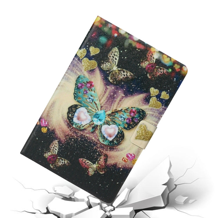 For Lenovo Tab M11/ Xiaoxin Pad 11 2024 Voltage Coloured Drawing Smart Leather Tablet Case(Butterflies) - Lenovo by buy2fix | Online Shopping UK | buy2fix