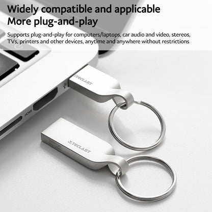 Teclast Mobius Series USB2.0 Flash Drive, Memory:64GB(Silver) - USB Flash Drives by TECLAST | Online Shopping UK | buy2fix