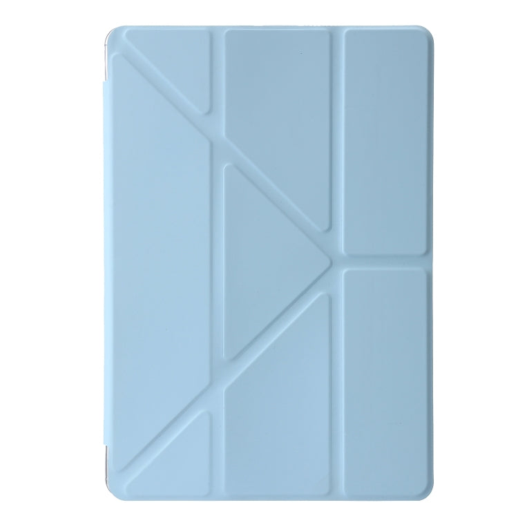 For Lenovo Tab M11 /Xiaoxin Pad 11 2024 Clear Acrylic Deformation Leather Tablet Case(Ice Blue) - Lenovo by buy2fix | Online Shopping UK | buy2fix