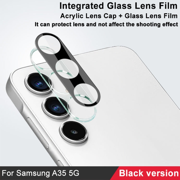 For Samsung Galaxy A35 5G imak High Definition Integrated Glass Lens Film Black Version - For Samsung by imak | Online Shopping UK | buy2fix