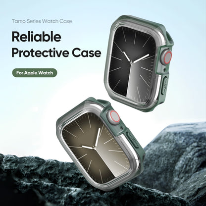 For Apple Watch 4 / 5 / 6 / SE 40mm DUX DUCIS Tamo Series Hollow PC + TPU Watch Protective Case(Transparent Green) - Watch Cases by DUX DUCIS | Online Shopping UK | buy2fix