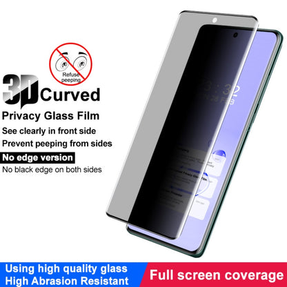 For OnePlus 12 5G imak 3D Curved Privacy Full Screen Tempered Glass Film - OnePlus Tempered Glass by imak | Online Shopping UK | buy2fix