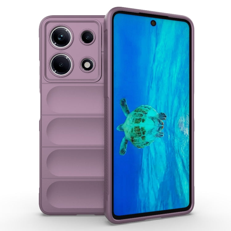 For Infinix Note 30 4G Magic Shield TPU + Flannel Phone Case(Purple) - Infinix Cases by buy2fix | Online Shopping UK | buy2fix