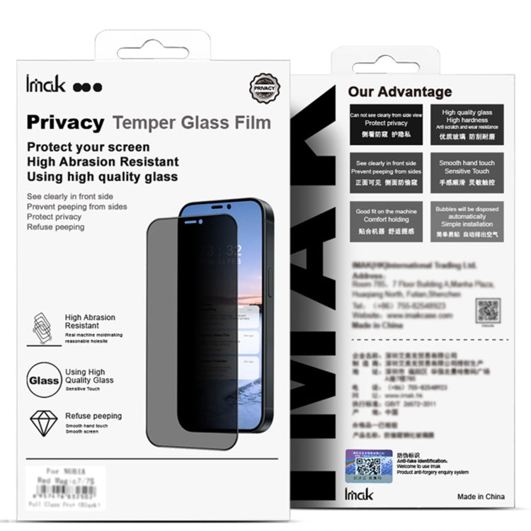For Huawei Pura 70 Pro / 70 Pro+ imak 3D Curved HD Full Screen Anti-spy Tempered Glass Protective Film - Huawei Tempered Glass by imak | Online Shopping UK | buy2fix