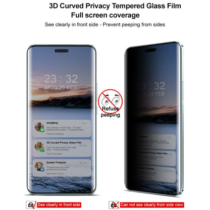 For Honor Magic6 Pro 5G imak 3D Curved HD Full Screen Anti-spy Tempered Glass Protective Film - Honor Tempered Glass by imak | Online Shopping UK | buy2fix