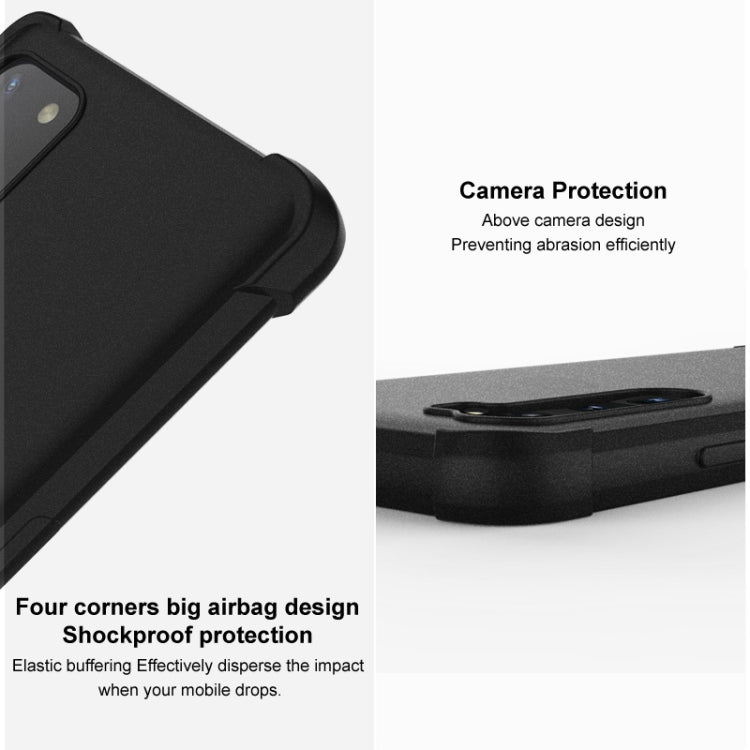 For Honor 90 GT 5G imak Shockproof Airbag TPU Phone Case(Matte Black) - Honor Cases by imak | Online Shopping UK | buy2fix