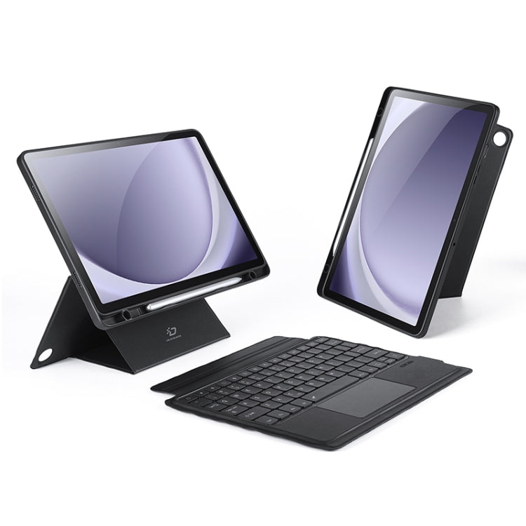 For Samsung Galaxy Tab A9+ DUX DUCIS DK Floating Magnetic Keyboard Leather Tablet Case(Black) - Samsung Keyboard by DUX DUCIS | Online Shopping UK | buy2fix