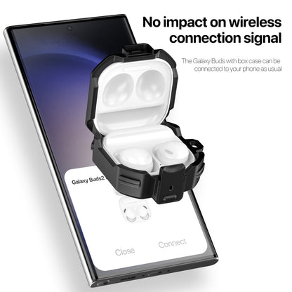 For Samsung Galaxy Buds 2/2 Pro / Buds FE DUX DUCIS SECF Series TPU + PC Wireless Earphones Protective Case(White) - Samsung Earphone Case by DUX DUCIS | Online Shopping UK | buy2fix
