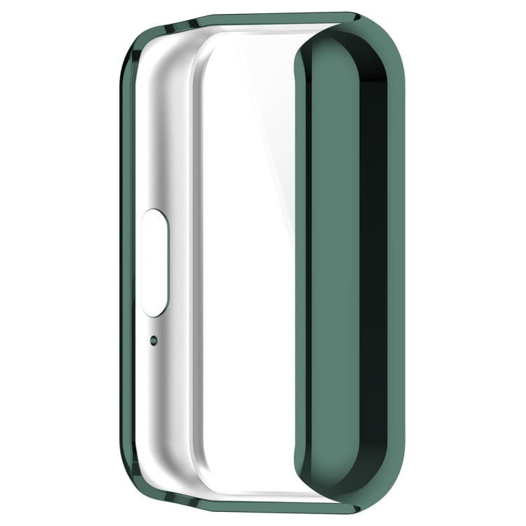 For Samsung Galaxy Fit 3 Full Coverage TPU Electroplated Watch Protective Case(Green) - Watch Cases by buy2fix | Online Shopping UK | buy2fix