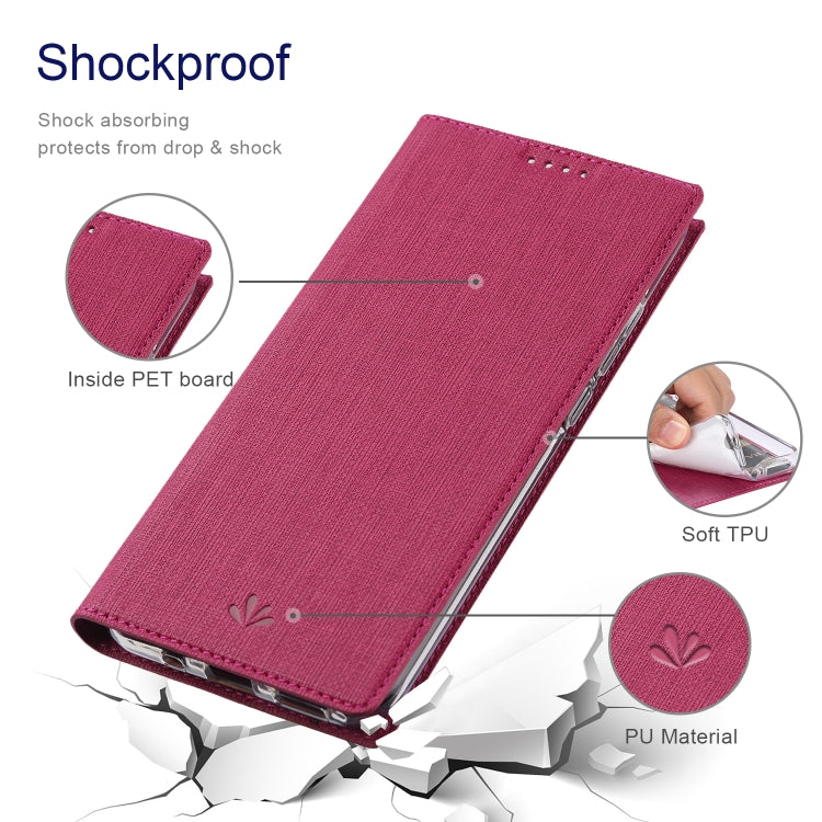 For OnePlus 12 ViLi DMX Series Shockproof TPU + PU Leather Magnetic Attraction Horizontal Flip Case(Rose Red) - OnePlus Cases by ViLi | Online Shopping UK | buy2fix