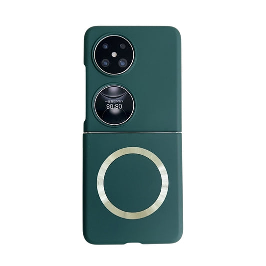 For Huawei Pocket 2 Skin Feel Magsafe Magnetic Shockproof PC Phone Case(Dark Green) - Huawei Cases by buy2fix | Online Shopping UK | buy2fix