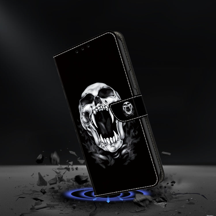 For Samsung Galaxy Note20 Ultra 5G Crystal Painted Leather Phone case(Skull) - Galaxy Note20 Ultra Cases by buy2fix | Online Shopping UK | buy2fix