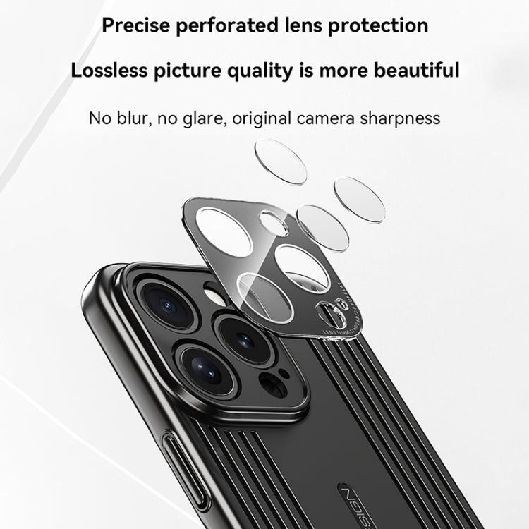 For iPhone 16 Pro Max Ice Sense Heat Dissipation Electroplating Frosted Phone Case(Silver) - iPhone 16 Pro Max Cases by buy2fix | Online Shopping UK | buy2fix