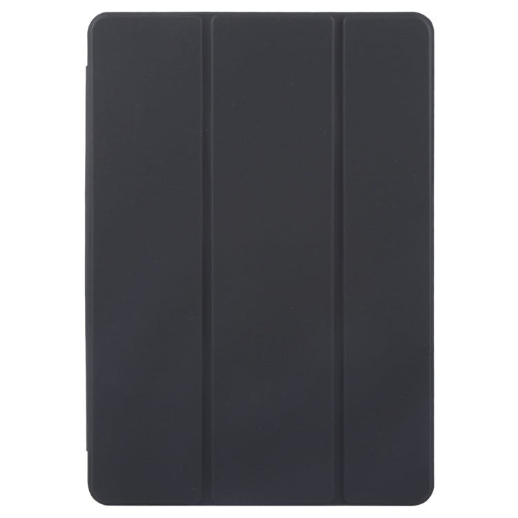 For Huawei MatePad Pro 11 2022/2024 Tri-fold Silicone Leather Tablet Case(Black) - Huawei by buy2fix | Online Shopping UK | buy2fix