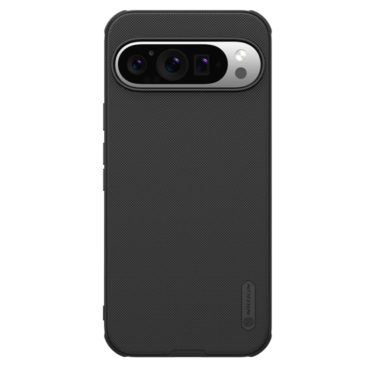 For Google Pixel 9 Pro NILLKIN Frosted Shield Pro Magnetic Phone Case(Black) - Google Cases by NILLKIN | Online Shopping UK | buy2fix