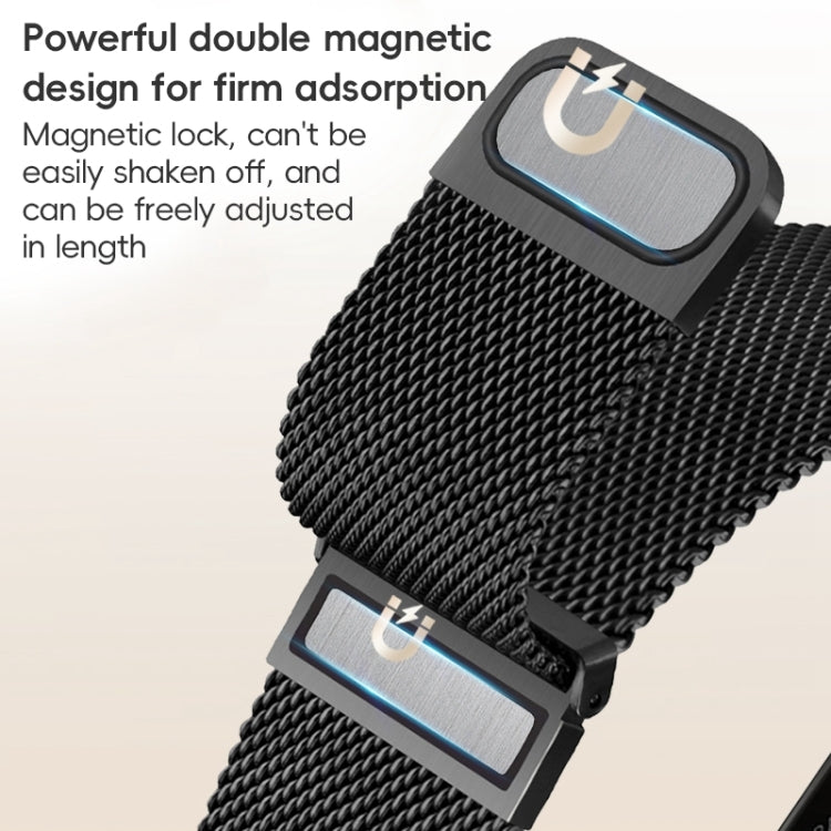 For Apple Watch 42mm ZGA Milanese Magnetic Metal Watch Band(Silver) - Watch Bands by ZGA | Online Shopping UK | buy2fix