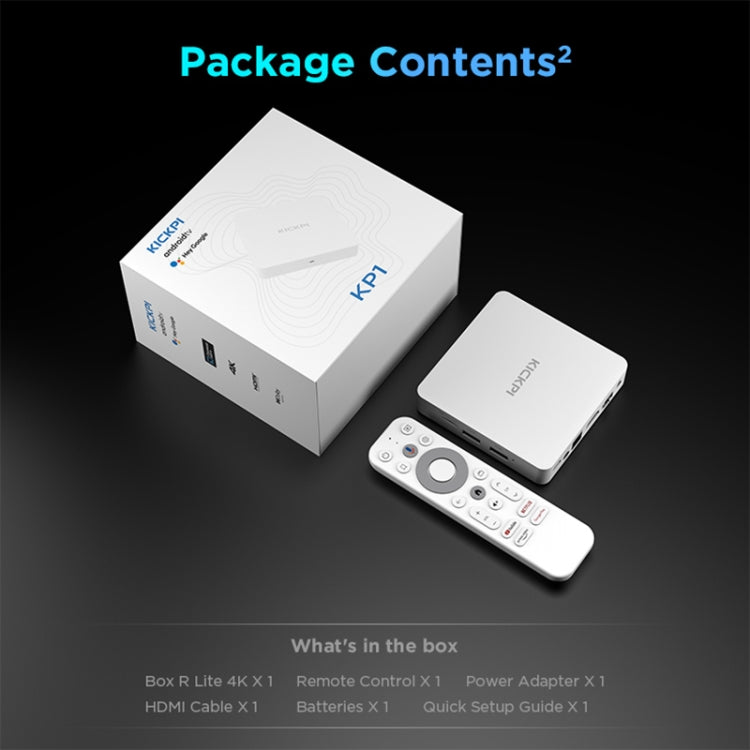 Kickpi KP1 Dual Band WiFi 4K HD Android TV Box, RAM:2GB+32GB(US Plug) - Amlogic S905 by buy2fix | Online Shopping UK | buy2fix