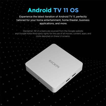 Kickpi KP1 Dual Band WiFi 4K HD Android TV Box, RAM:2GB+32GB(AU Plug) - Amlogic S905 by buy2fix | Online Shopping UK | buy2fix