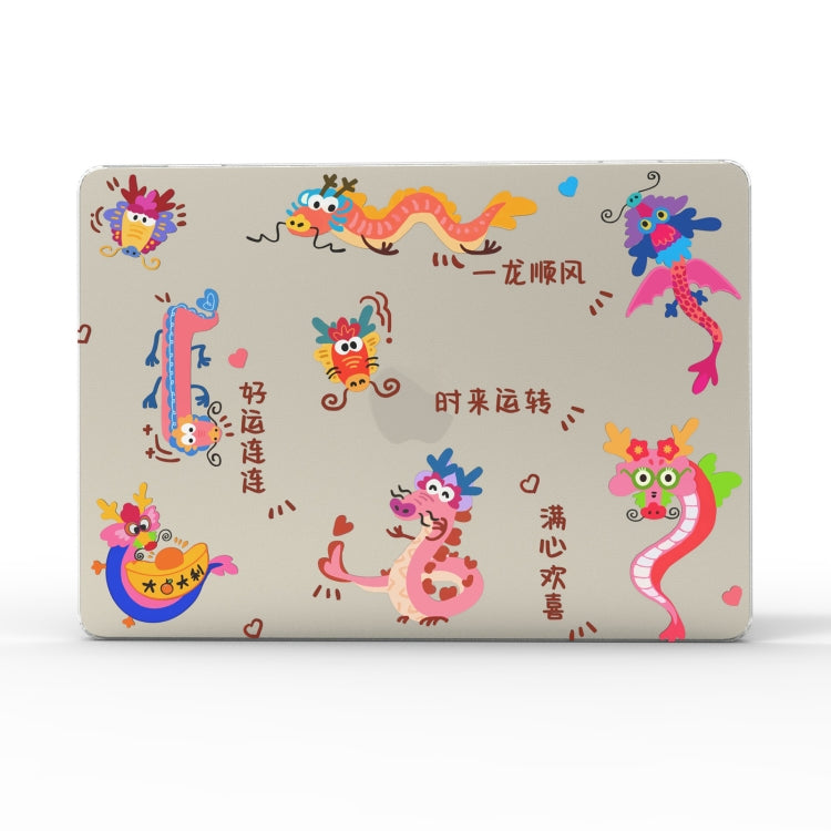 For MacBook Air 13.3 A1932 / A2179 / A2337 UV Printed Pattern Laptop Frosted Protective Case(DDC-1683) - MacBook Air Cases by buy2fix | Online Shopping UK | buy2fix