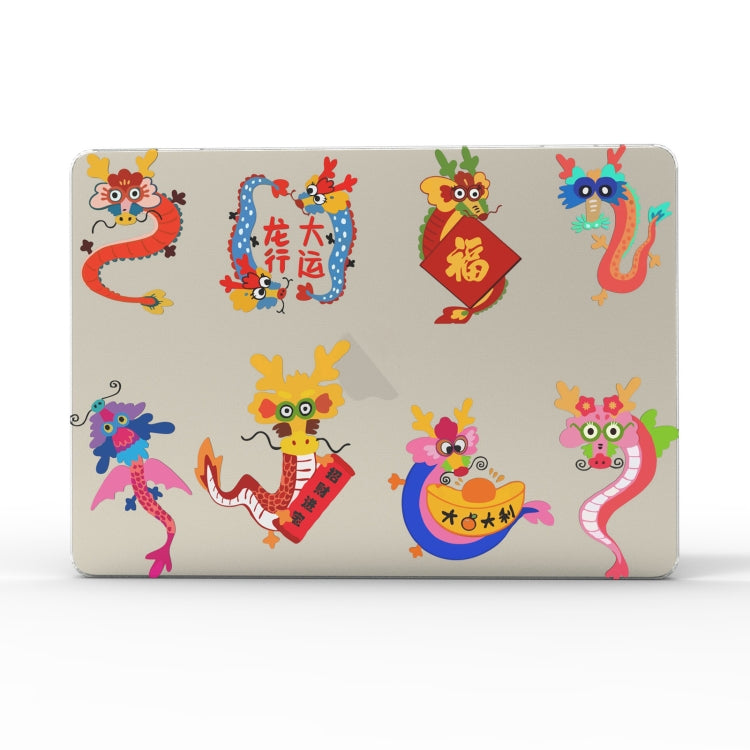 For MacBook Air 13.6 M2 A2681 / M3 A3113 UV Printed Pattern Laptop Frosted Protective Case(DDC-1677) - MacBook Air Cases by buy2fix | Online Shopping UK | buy2fix