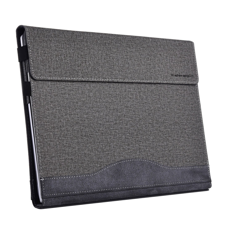 For Lenovo ThinkPad X1 Carbon Gen 9 Cloth Texture Laptop Leather Protective Case(Space Ash) - Other by buy2fix | Online Shopping UK | buy2fix