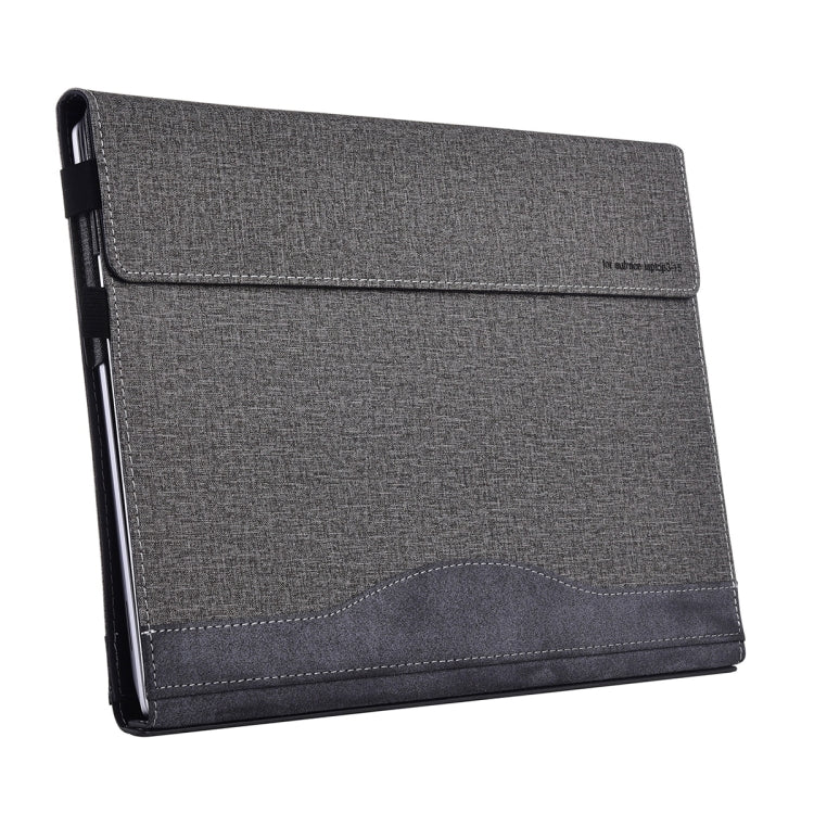 For Lenovo ThinkPad X1 Yoga Gen 7 14 inch Cloth Texture Laptop Leather Protective Case(Space Ash) - Other by buy2fix | Online Shopping UK | buy2fix