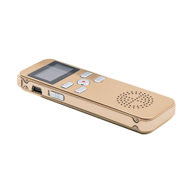 JNN X26 Mini Portable Voice Recorder with OLED Screen, Memory:8GB(Gold) - Recording Pen by JNN | Online Shopping UK | buy2fix