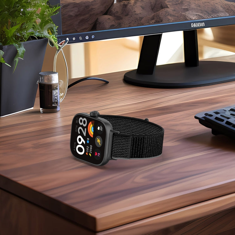 For Xiaomi Band 8 Pro / Redmi Watch 4 Loop Nylon Watch Band(Grey Yellow) - Watch Bands by buy2fix | Online Shopping UK | buy2fix