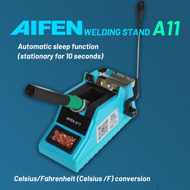 Aifen A11 Portable USB Charging Soldering Station with C210 Handle, EU Plug - Soldering Iron Set by buy2fix | Online Shopping UK | buy2fix