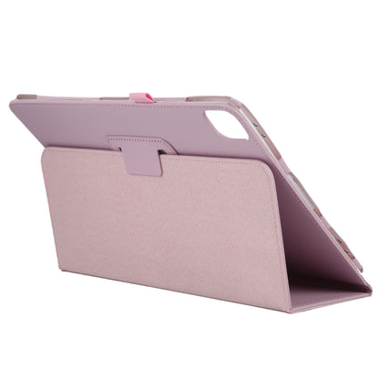 For iPad Pro 11 2024 Litchi Texture Solid Color Leather Tablet Case(Pink) - iPad Pro 11 2024 Cases by buy2fix | Online Shopping UK | buy2fix