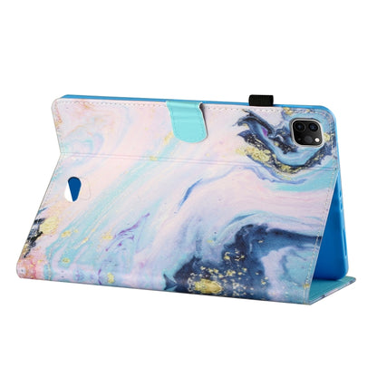 For iPad Pro 11 2024 Coloured Drawing Stitching Smart Leather Tablet Case(Quicksand) - iPad Pro 11 2024 Cases by buy2fix | Online Shopping UK | buy2fix