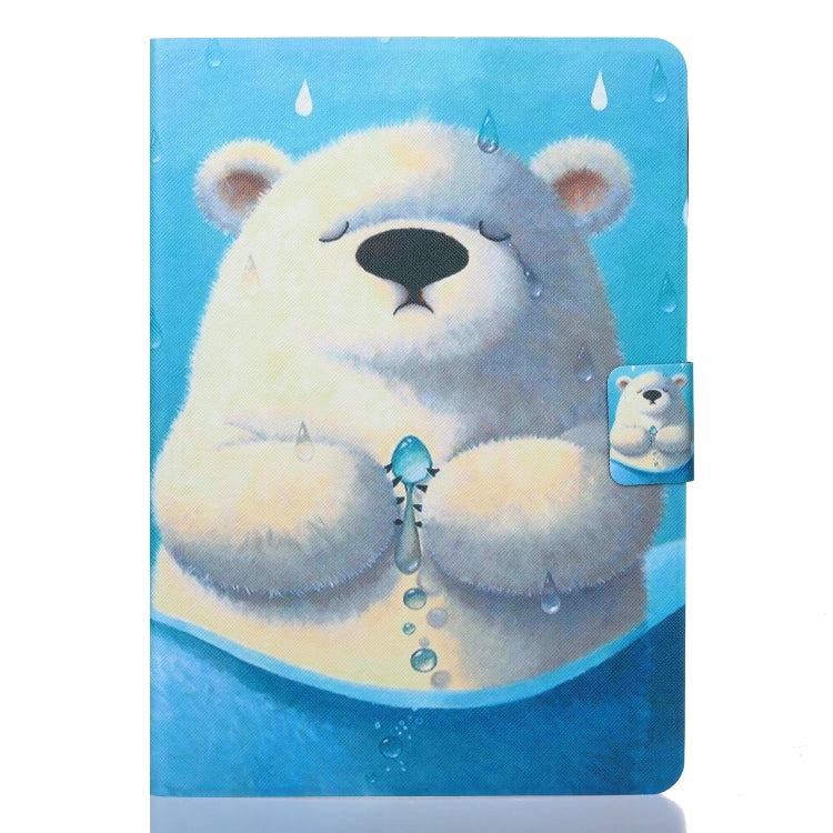 For iPad Pro 11 2024 Voltage Coloured Drawing Smart Leather Tablet Case(Polar Bear) - iPad Pro 11 2024 Cases by buy2fix | Online Shopping UK | buy2fix