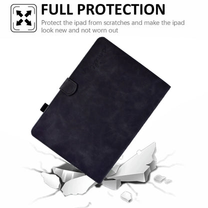 For iPad Pro 11 2024 Embossed Smile Smart Leather Tablet Case(Black) - iPad Pro 11 2024 Cases by buy2fix | Online Shopping UK | buy2fix