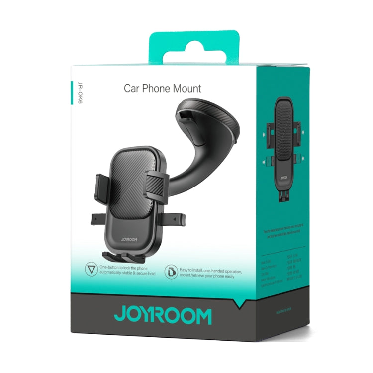JOYROOM JR-OK6 Car Windshield Phone Holder(Black) - Car Holders by JOYROOM | Online Shopping UK | buy2fix