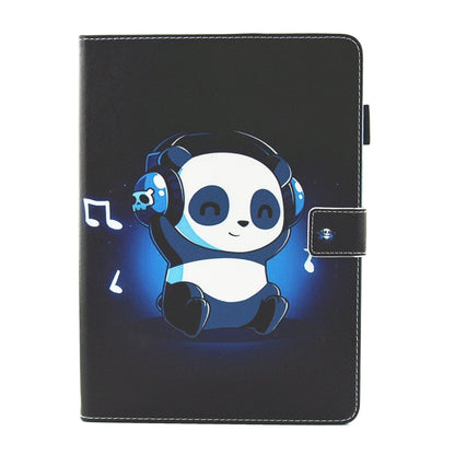 For iPad Pro 11 2024 Colored Drawing Leather Smart Tablet Case(Music Panda) - iPad Pro 11 2024 Cases by buy2fix | Online Shopping UK | buy2fix