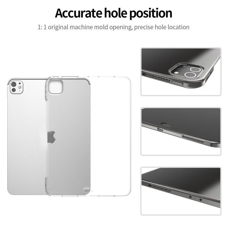 For iPad Air 11 2024 Shockproof Soft TPU Protective Tablet Case(Transparent) - iPad Air 11 2024 Cases by buy2fix | Online Shopping UK | buy2fix