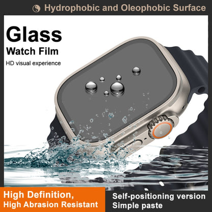 For Apple Watch Ultra 49mm / Ultra 2 49mm IMAK Tempered Glass Watch Protective Film Self-contained Positioning Version - Others by imak | Online Shopping UK | buy2fix