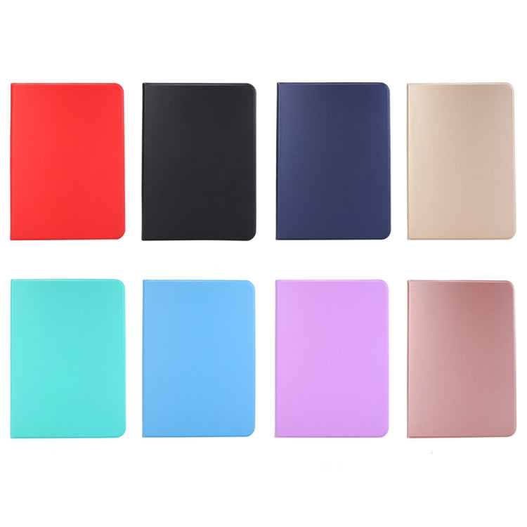 For iPad Pro 11 2024 Stretch Voltage Plain Leather Smart Tablet Case(Rose Gold) - iPad Pro 11 2024 Cases by buy2fix | Online Shopping UK | buy2fix