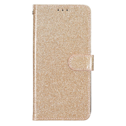 For iPhone 16 Pro Max Glitter Powder Flip Leather Phone Case(Gold) - iPhone 16 Pro Max Cases by buy2fix | Online Shopping UK | buy2fix